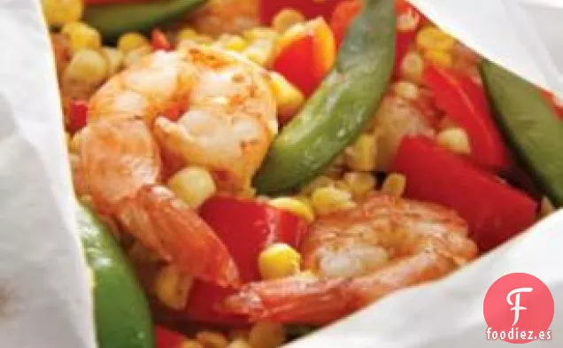 Paquetes de Verduras y Camarones de Cinco especias