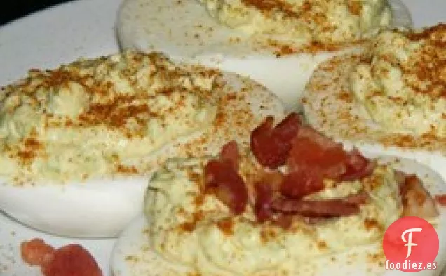 Huevos Rellenos de Guacamole