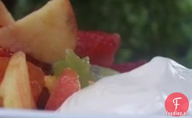 Salsa Cremosa para Frutas