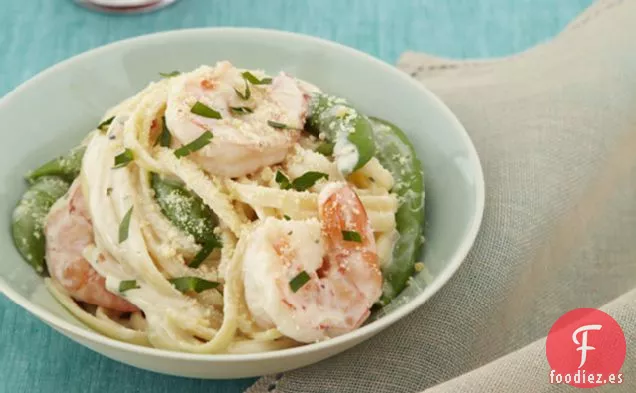 Linguine Cremoso de Cebollino y Cebolla