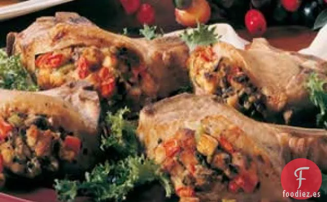 Chuletas de Cerdo Rellenas
