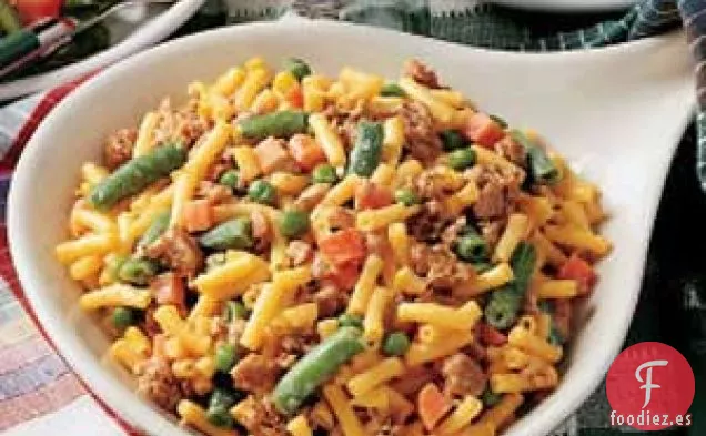 Cena a la Sartén con Hamburguesas con Queso