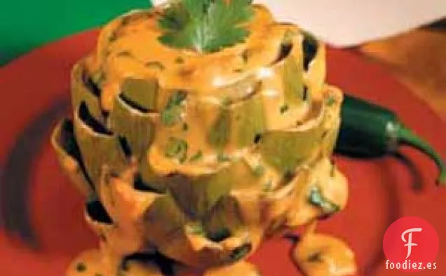 Alcachofas con Chile y Queso