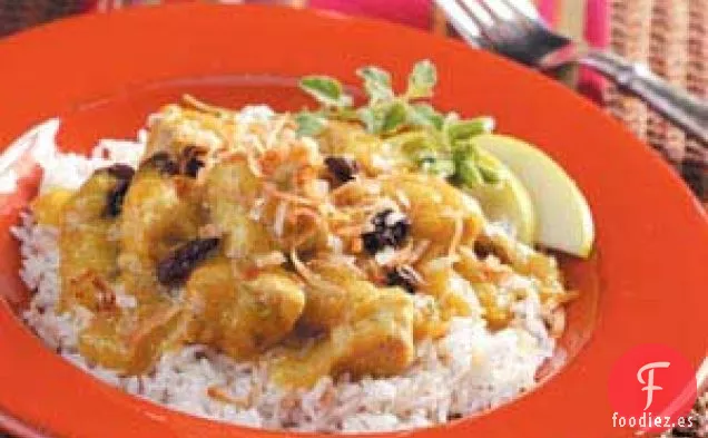 Curry de Cerdo y Manzana en Olla de Cocción Lenta