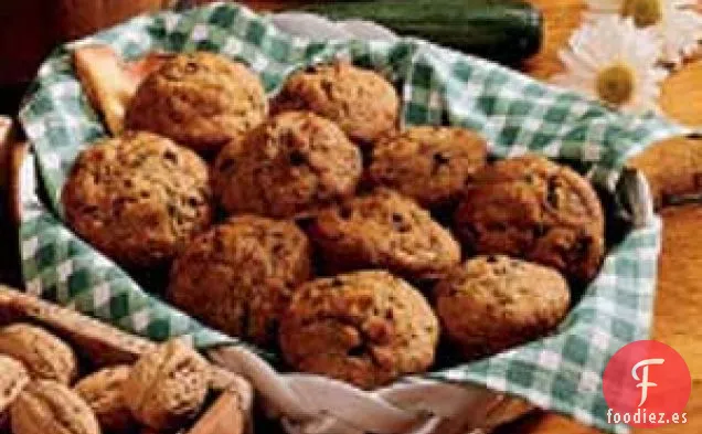 Muffins de Calabacín y Chispas de Chocolate