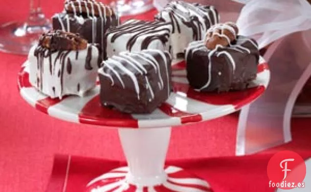 Tartas de Frutas De Albaricoque Bañadas en Chocolate
