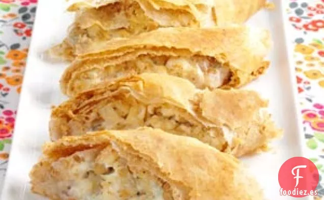 Strudels de Manzana y Queso Azul