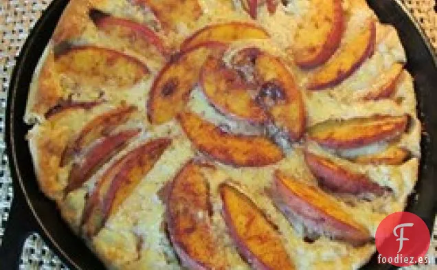 Tortita al Horno con Melocotones