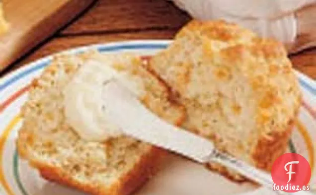 Magdalenas de Eneldo con Queso Cheddar