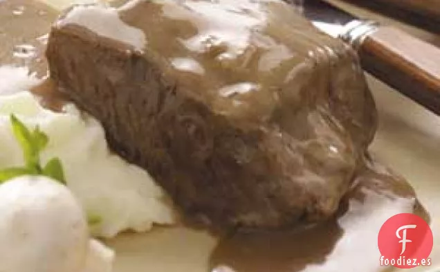 Ternera en Salsa de Champiñones