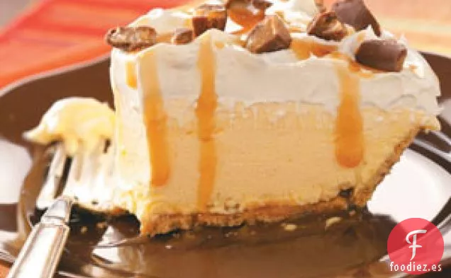 Tarta de Helado de Plátano Y Caramelo