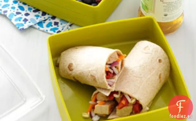 Wraps de Pollo con Sésamo