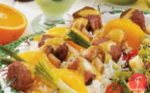 Brochetas de Ternera Marinadas