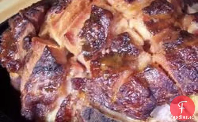 Jamón al Horno con Glaseado de Arce