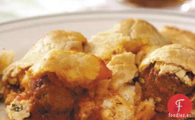 Calzones de Albóndigas Italianas