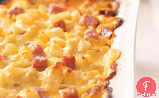 Cazuela de Patatas con Jamón y Queso