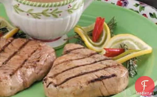 Filetes de Atún con Cítricos y Jengibre