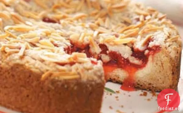 Pastel de Café con Queso Crema de Cereza