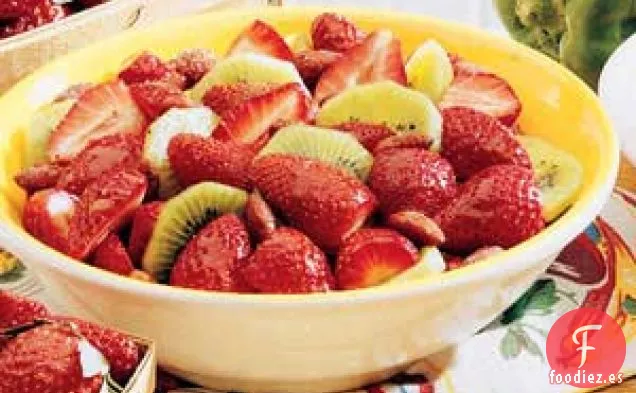 Postre de Fresa y Kiwi