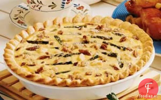 Quiche de Espárragos y Nueces