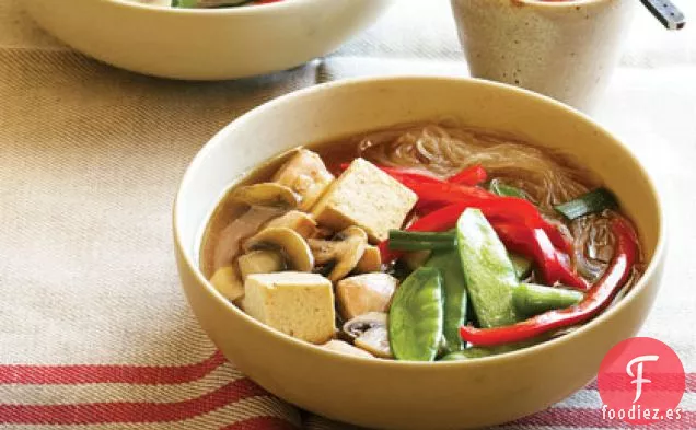 Cena de una olla al estilo japonés