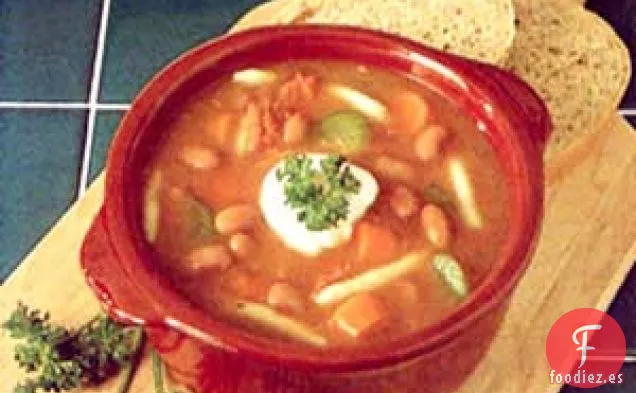 Sopa de Frijoles Pintos/Jamón