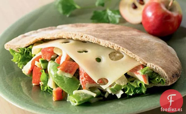 Pita de Vaina de Cangrejo y Guisante