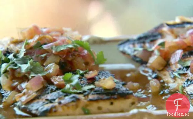 Mahi-Mahi a la Parrilla, Estilo Ceviche