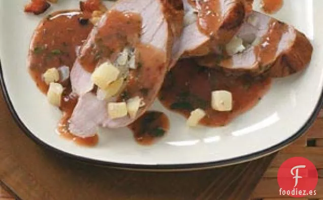 Solomillos De Cerdo Rellenos De Manzana