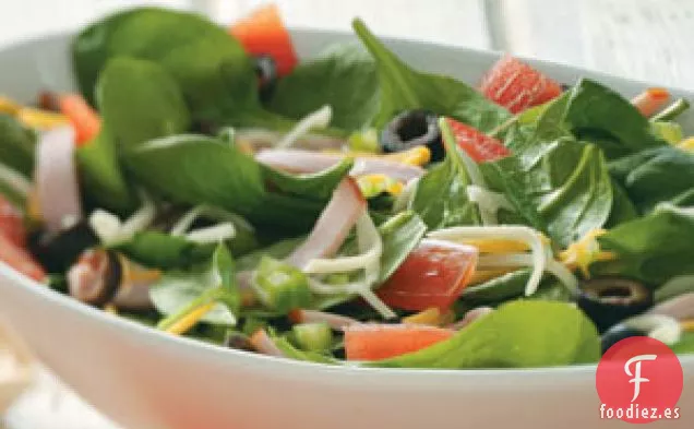 Ensalada de Pizza con Vinagreta de Tomate