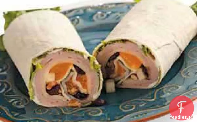 Wraps de Pavo con Arándanos