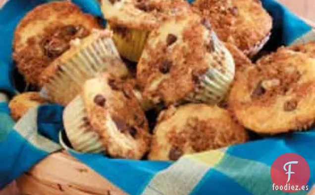 Muffins Tradicionales con Chispas de Chocolate