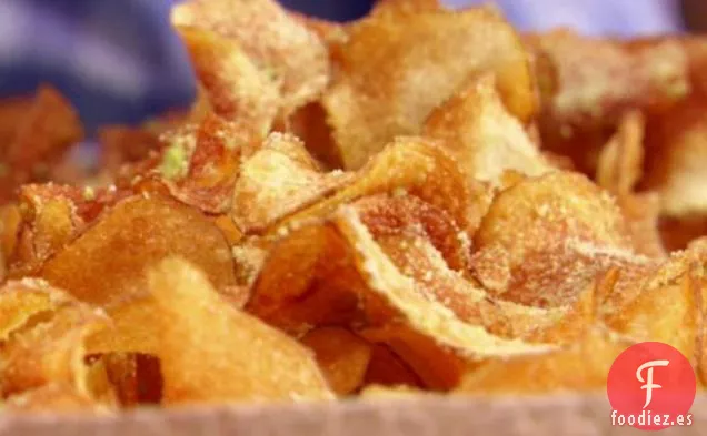 Crema Agria Casera y Chips de Cebolla