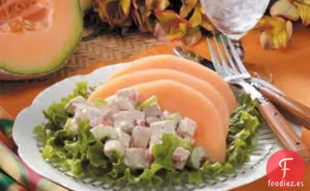 Ensalada de Pollo Con Melón