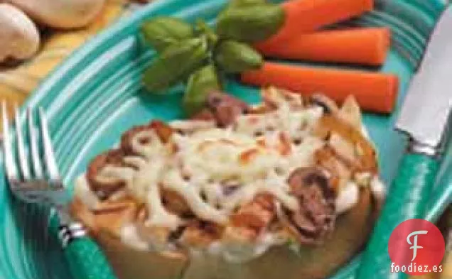 Sándwiches de Pollo de Cara Abierta
