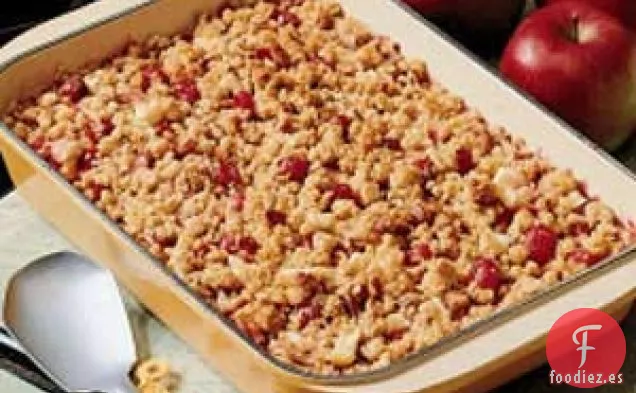 Crujiente de Manzana y Arándano
