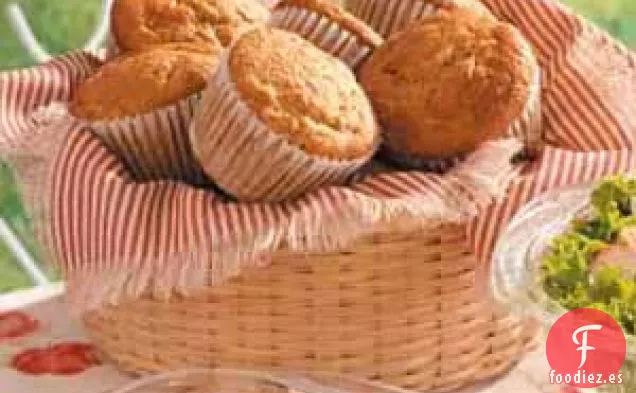 Muffins Jumbo de Plátano y Zanahoria