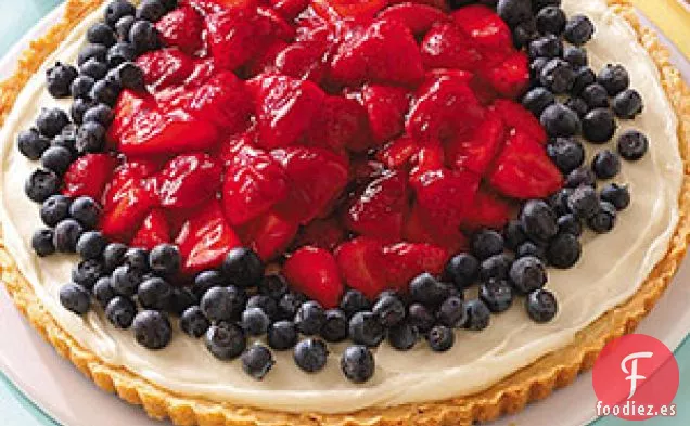 Pizza de Frutas Patriótica