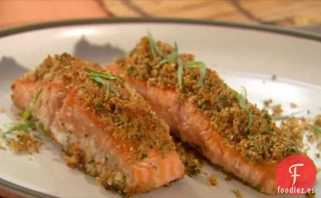 Salmón con Costra de Hierbas