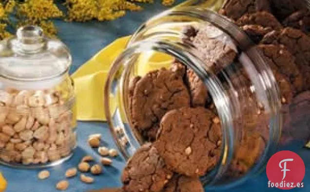 Galletas de Mantequilla De Maní Y Chocolate