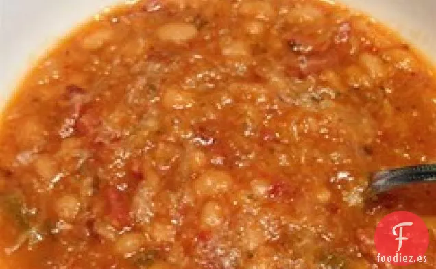 Sopa de Frijoles Azul Marino I