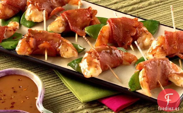 Aperitivos de Tocino de Pavo al Estilo Asiático