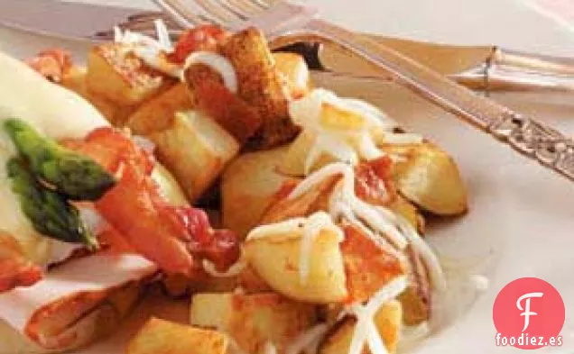 Sartén de Patatas Mozzarella
