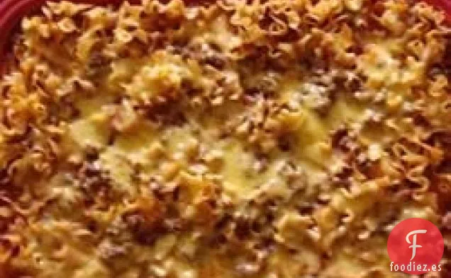 Cazuela de Chile con Fideos de Huevo