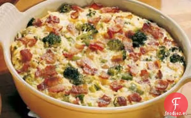 Frittata de Tocino y Verduras