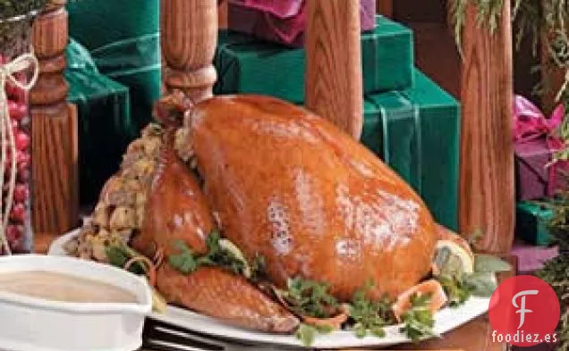 Pavo con Relleno de Salchicha