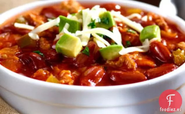 Chile de Pavo Rápido y Saludable