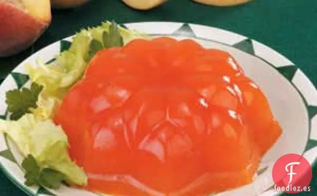 Gelatina de Melocotón Moldeada