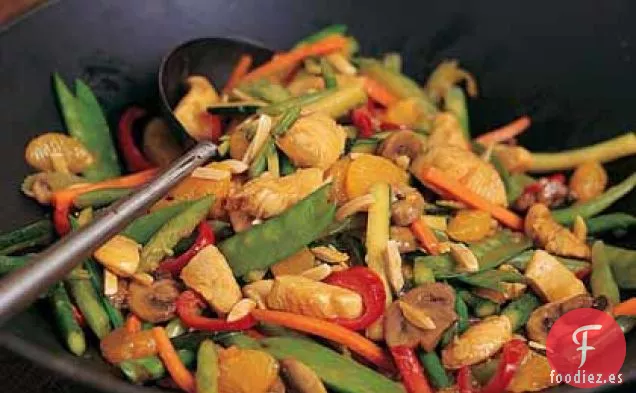Salteado de Pollo y Naranja