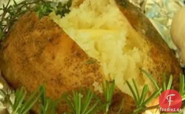 Patatas al Horno con Ajo y Hierbas